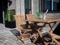 Stół ogrodowy \'Oviedo\' 120x80cm - Dąb