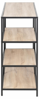 Regał \'Seaford\' 114x78cm - Piasek/Czarny