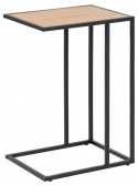 Stolik boczny \'Hydra\' 43cm - Naturalny/Czarny