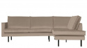 Sofa narożna \'Rodeo\' - Khaki - Prawa