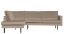 Sofa narożna \'Rodeo\' - Khaki - Lewa