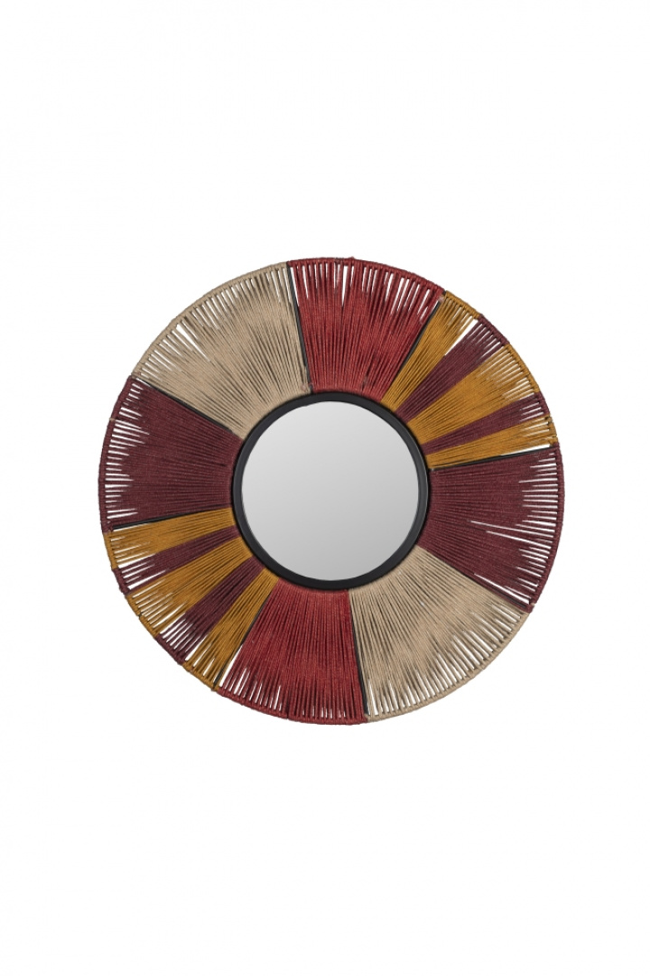 Lustro `Surya Rope´ L - Wielokolorowe w grupie Wystrój / Dekoracja / Lustra w Reforma (8100060)