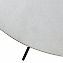 Stół \'Milan\' okrągły 120cm - Biały/czarny