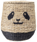 Kosz \'Panda\' - Naturalny/Czarny