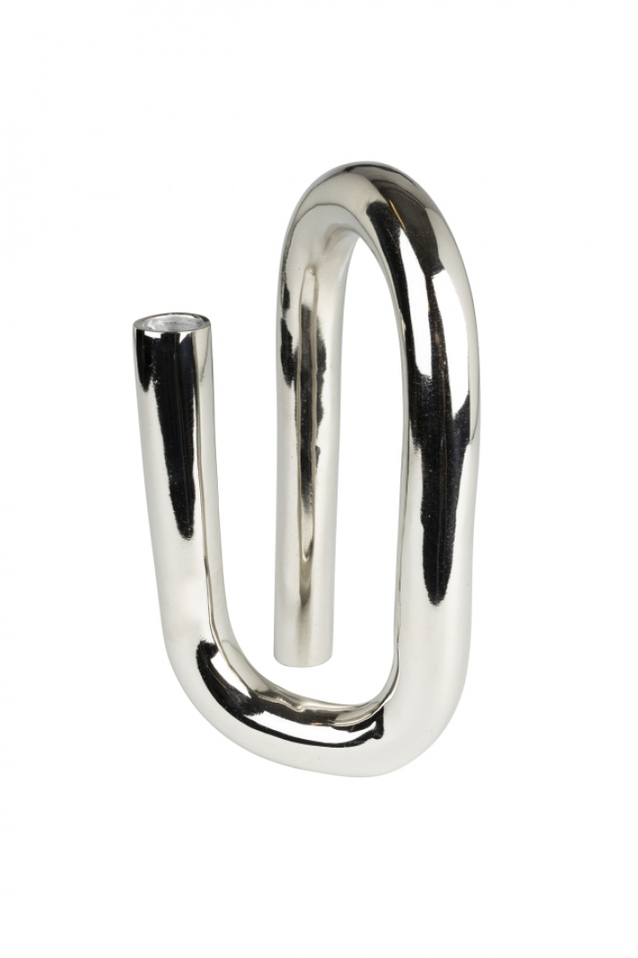 Świecznik \'Tubo\' - Srebrny L w grupie Wystrój / Dekoracja / Świeczniki & Lampiony w Reforma (8300063)