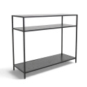Stolik \'Hydra\' 120cm - Czarny/Szary