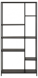 Regał \'Newcastle\' 165cm - Czarny