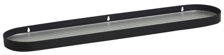 Półka z szkłem \'SOTRA\' L - Czarny w grupie Meble / Półki i przechowywanie / Półki ścienne w Reforma (8755)