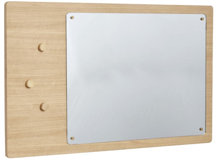 Lustro ścienne z magnesami \'Split\' 80x50cm - Dąb w grupie Wystrój / Dekoracja / Lustra w Reforma (881302)