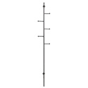 Wieszak na ubrania \'Ljusdal\' 24cm - Czarny