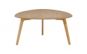 Stolik kawowy \'Nagano\' 80x80cm - Naturalny