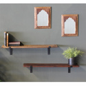 Półka ścienna \'Factory\' 80cm - Naturalna