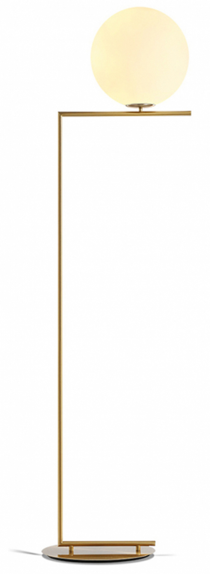 Lampa podłogowa \'Creme Satin\' - Mosiądz w grupie Oświetlenie / Lampy / Lampy podłogowe w Reforma (ALM-3061-F)