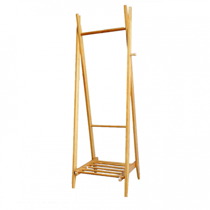 Wieszak na ubrania z półką na buty \'Confident\' - Dąb w grupie Meble / Półki i przechowywanie / Wieszaki na ubrania w Reforma (AMZ-3-oak)