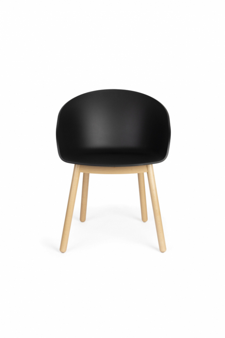 Fotel \'Void\' - Naturalny/Czarny w grupie Meble / Meble do siedzenia / Krzesła w Reforma (BA12013)