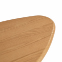 Stolik kawowy \'Uovo\' 116.5x73cm - Naturalny