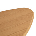 Stolik kawowy \'Uovo\' 116.5x73cm - Naturalny