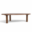 Stolik kawowy \'Uovo\' 116.5x73cm - Orzech