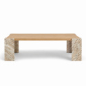 Stolik kawowy \'Monte\' 115x75cm - Naturalny