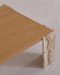 Stolik kawowy \'Monte\' 115x75cm - Naturalny