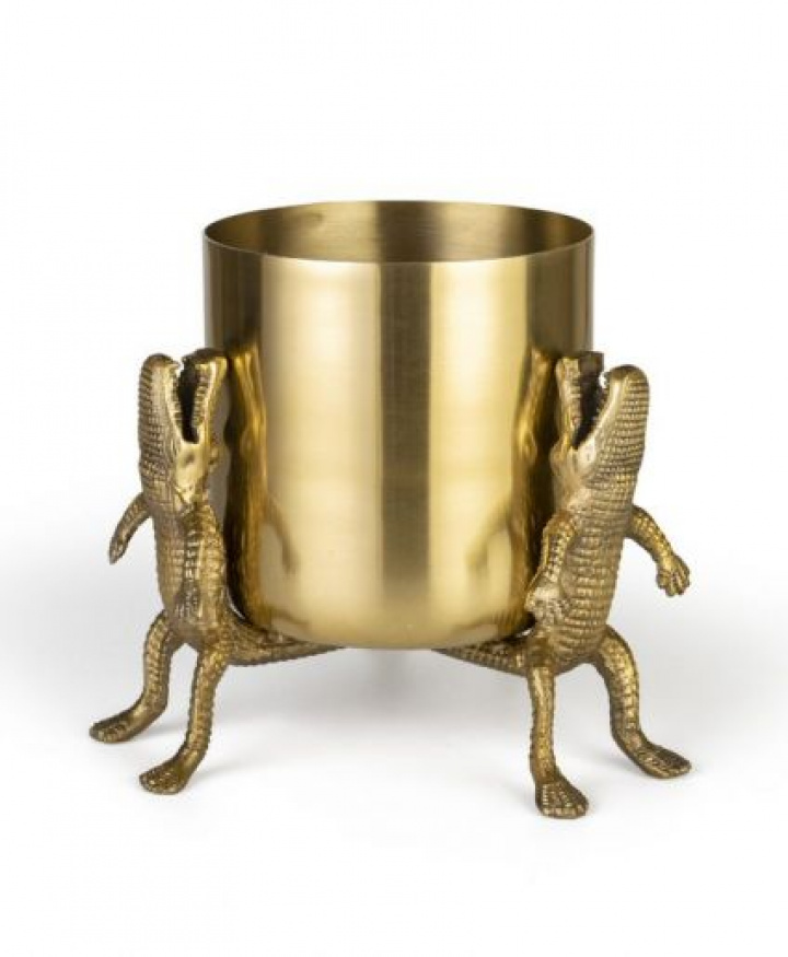 Wazon \'Crocodile\' M - Mosiądz w grupie Wystrój / Dekoracja / Wazy w Reforma (BM82007)