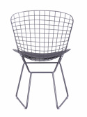 Krzesło \'Bertoia\' - Srebrny/Szary