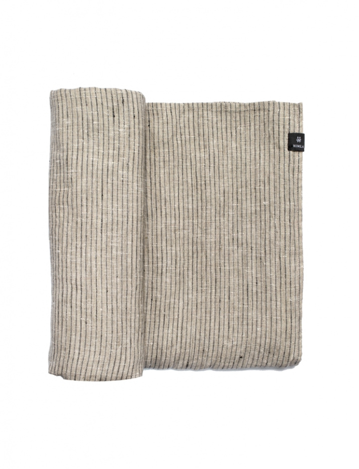 Obrus \'Linus\' 145x330- Naturalny/Czarny w grupie Wystrój / Tekstylia / Obrusy w Reforma (D11233-00411-1102)