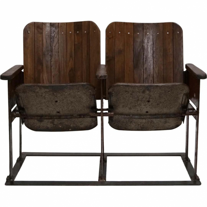 Vintage ławka kinowa \'Bollywood\' - Brązowy w grupie Meble / Meble do siedzenia / Ławki w Reforma (D1808)