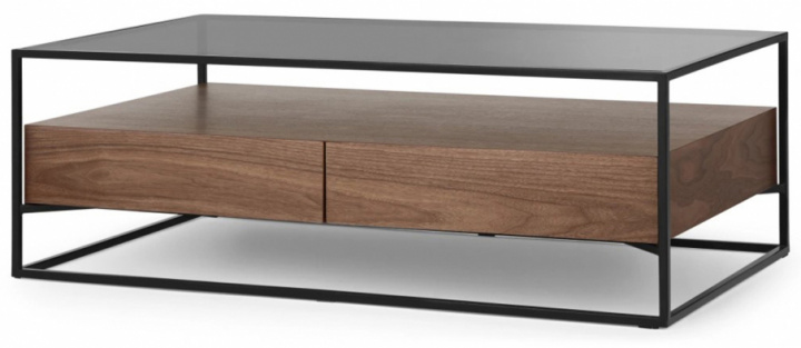 Stolik kawowy \'Detroit\' - Orzech/Czarny w grupie Meble / Stoły / Stolik kawowy w Reforma (DETROITCT01)