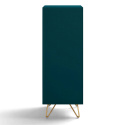 Komoda \'Elle\' 45x110 - Turkus/Mosiądz
