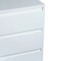 Komoda \'Elle\' 120x70 - Biała/Mosiądz