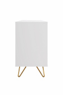 Szafka \'Elle\' - Biała/Mosiądz