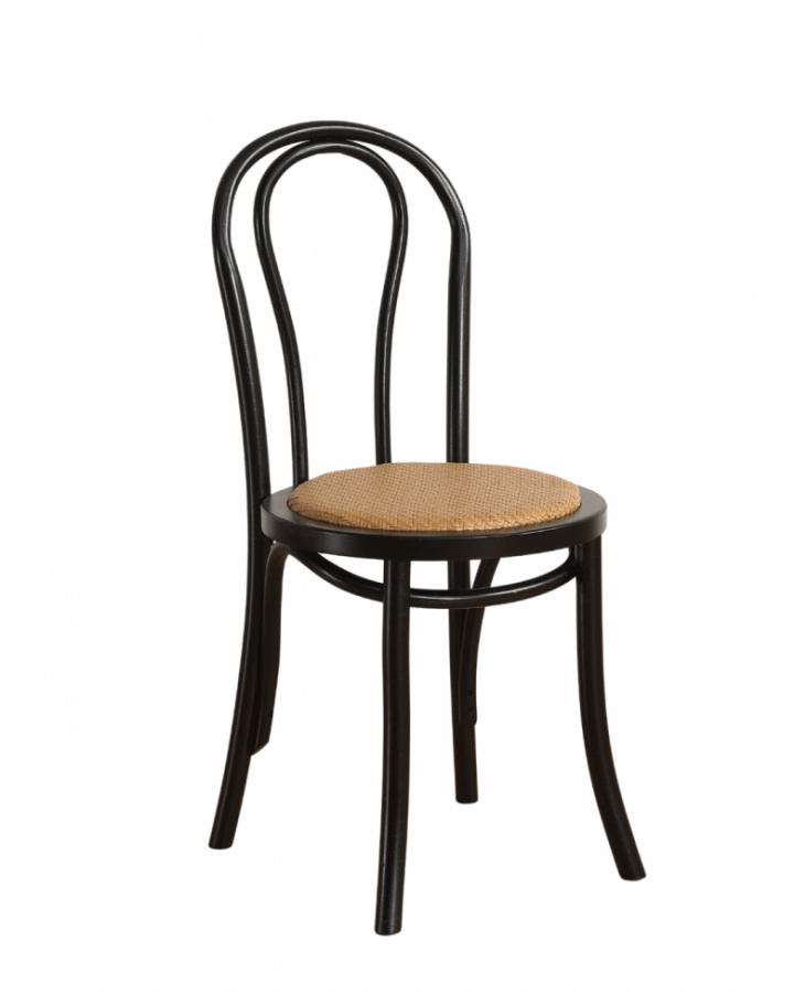 Krzesło \'Bistro\' - Wicker/Czarna w grupie Meble / Meble do siedzenia / Krzesła w Reforma (FC19-Black)
