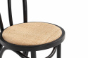 Krzesło \'Bistro\' - Wicker/Czarna