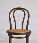 Hoker \'Bistro\' - Orzech/Rattan