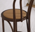 Hoker \'Bistro\' - Orzech/Rattan