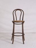 Hoker \'Bistro\' - Orzech/Rattan