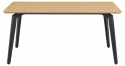 Stół \'Cadiz\' 160x90cm - Naturalny/Czarny