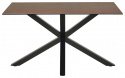 Stół \'Heaven\' 135x80cm - Brązowy/Czarny