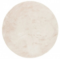 Rundt teppe \'Aranga Super Soft\' - Beige