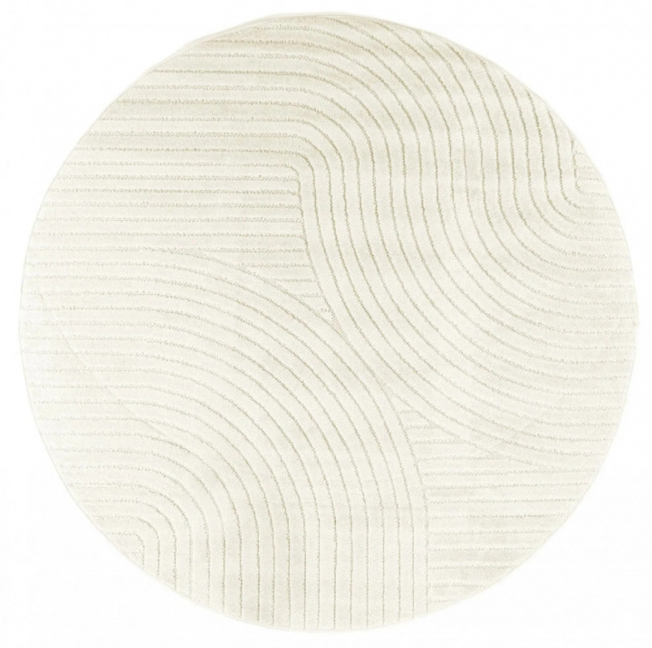 Dywan okrągły \'Devon\' - Kremowy w grupie Wystrój / Dywany / Woven rugs w Reforma (H100046)