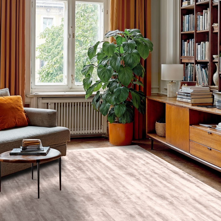 Dywan z wiskozy \'Jodhpur\' - Jasnoszary/Beżowy w grupie Dywany / Woven rugs w Reforma (H100085)