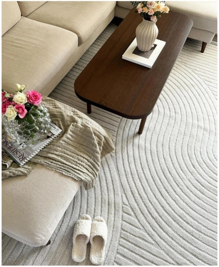 Dywan typu shaggy \'Shaggy Indoor-Outdoor\' - Kremowy w grupie Dywany / Woven rugs w Reforma (H100119)
