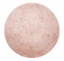 Okrągły dywan \'Aranga Super Soft Fur\' - Różowy