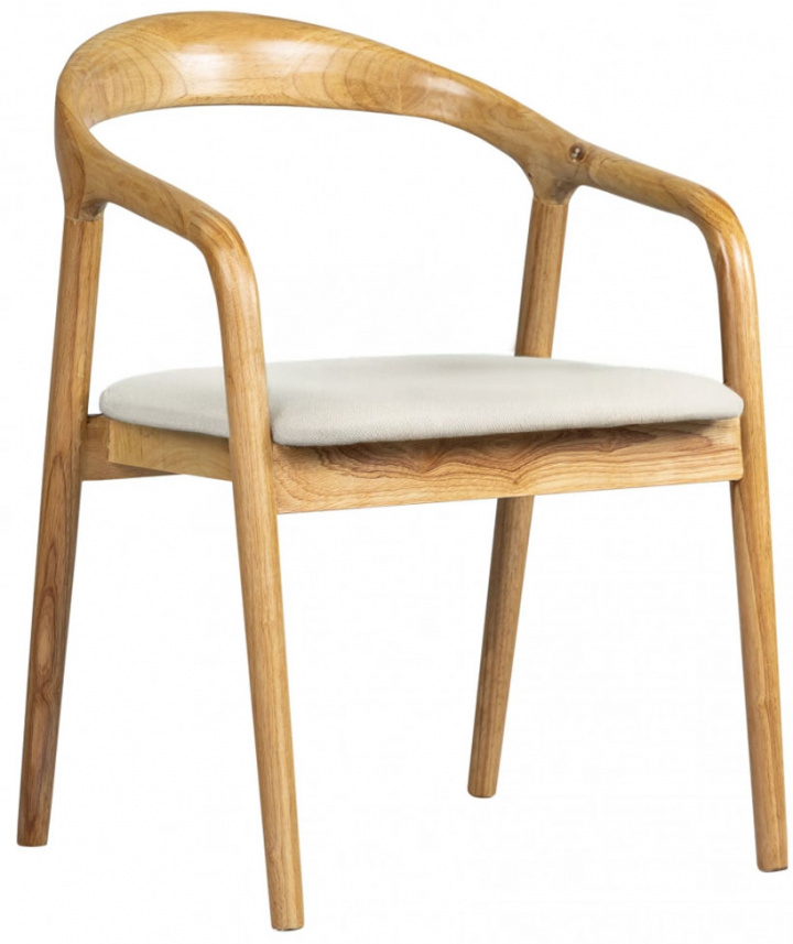 Krzesło z podłokietnikami \'Aspa\' - Naturalne/beżowe w grupie Meble / Meble do siedzenia / Krzesła w Reforma (LINK-SM11-light-beige)