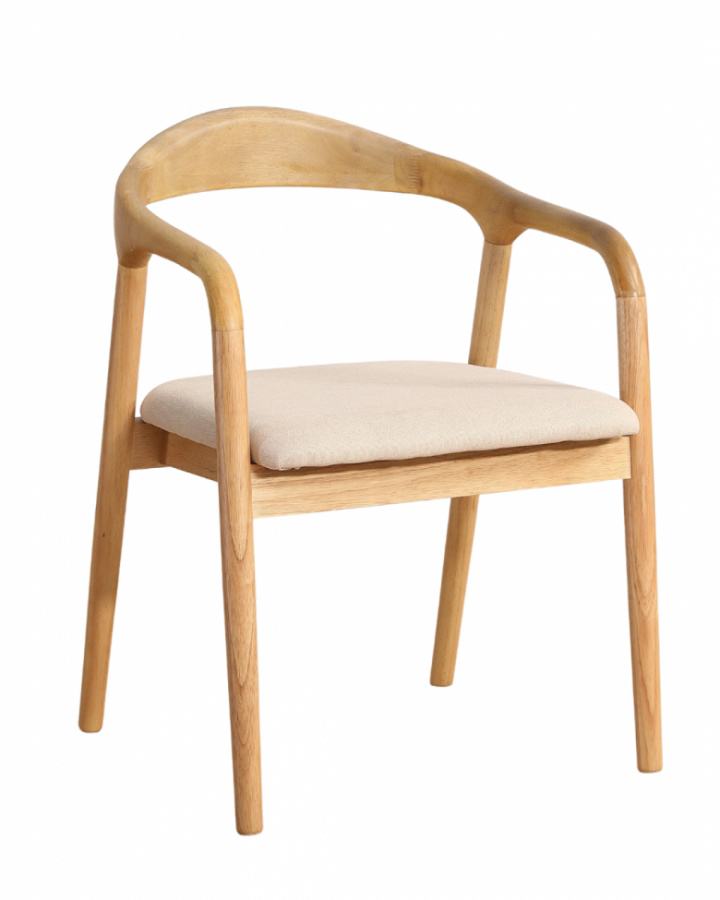 Krzesło z podłokietnikami \'Aspa\' - Naturalne/beżowe w grupie Meble / Meble do siedzenia / Krzesła w Reforma (LINK-SM11-light-beige)