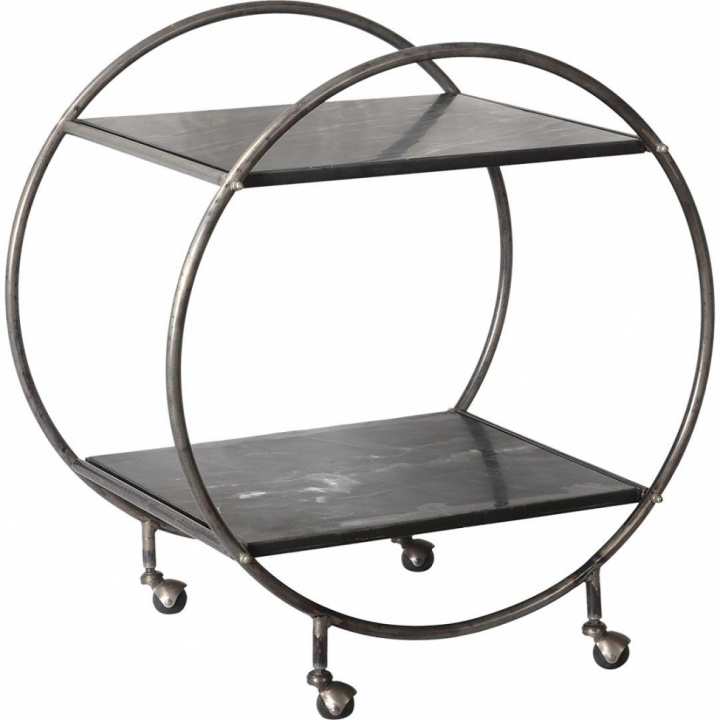 Wózek serwisowy \'Otto\' - Żelazo w grupie Meble / Stoły / Wózki serwisowe i stoliki na kółkach w Reforma (M0568)