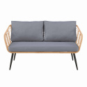 Sofa ogrodowa \'Sardinia\' - Naturalna/Szara