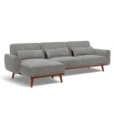 Sofa z funkcją spania \'Texas\' - Jasnoszary