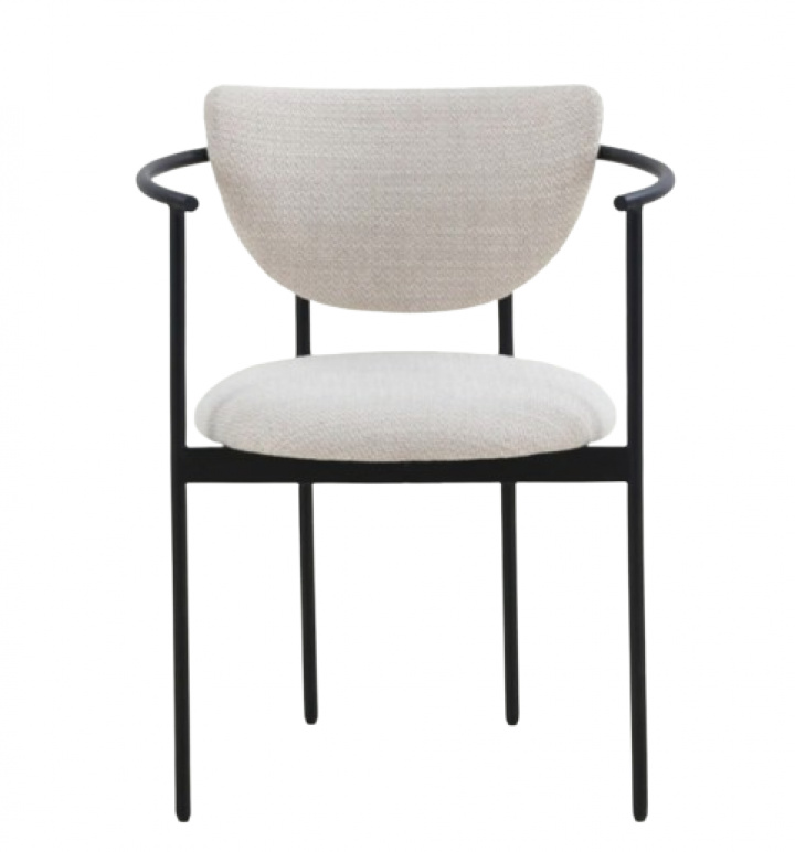 Krzesło \'Lunar\' - Kremowy Boucle w grupie Meble / Meble do siedzenia / Krzesła w Reforma (NJ1190-BC02)